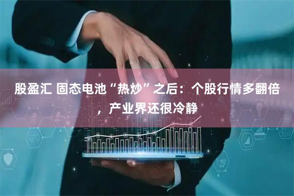 股盈汇 固态电池“热炒”之后：个股行情多翻倍，产业界还很冷静