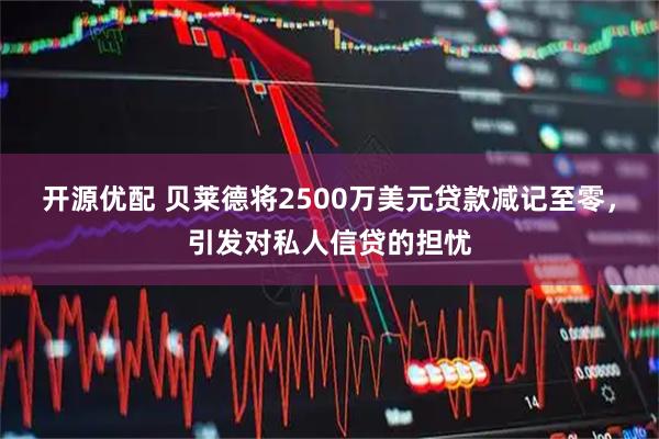 开源优配 贝莱德将2500万美元贷款减记至零，引发对私人信贷的担忧