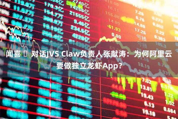 闻喜 ​对话JVS Claw负责人张献涛：为何阿里云要做独立龙虾App？